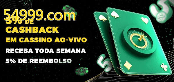 Promoções do cassino ao Vivo 54999.com